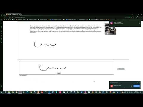 Signature PDF Document with PHP | Luca Santoro Web Design Solutions