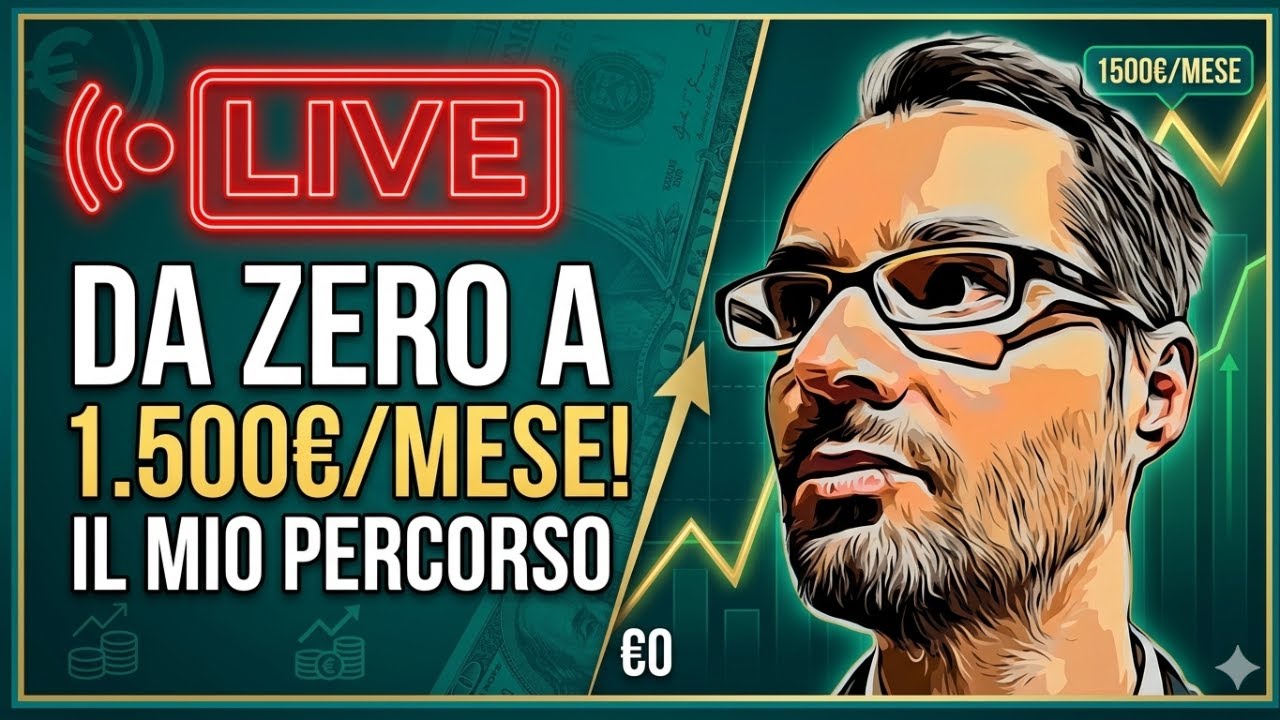 Da 0 a 1.500€ al mese di Dividendi: Vi mostro il mio intero percorso