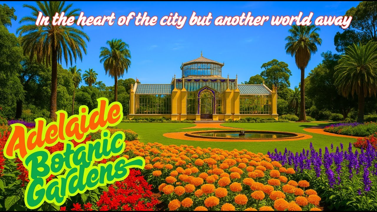 Embark on an immersive walking tour at Adelaide Botanic Garden.