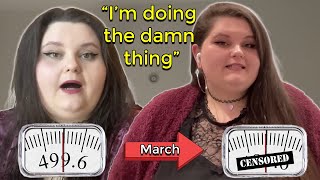 Amberlynn is very proud of herself | weight loss (gain*) journey March 2024