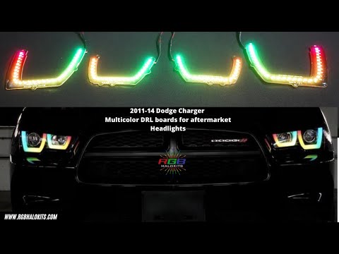 Dodge Charger Flow Series DRL Boards (for 2011-2014 Spec-D Headlights)