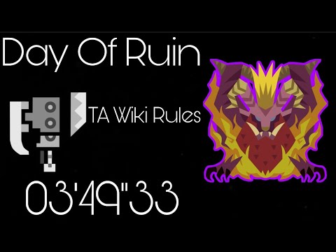 [MHWIB]XB1-Tempered Teostra Switch axe TA Wiki Rules |03'49'33| (Raw Swaxe)