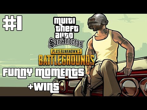 Multi Theft Auto: San Andreas PUBG Mod #1-"FUNNY MOMENTS+WINS"