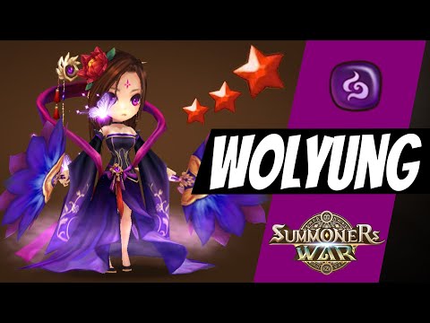 Wolyung. Beauty in the Dark. Dark Sky Dancer in Summoners War G3 RTA
