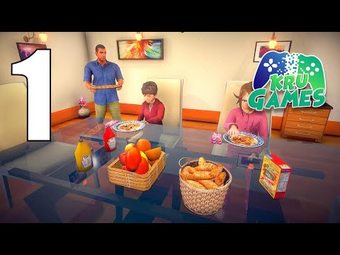 Virtual Family Dad Life- Happy Family Simulator 3D Gameplay Walkthrough #1 (Android, IOS)