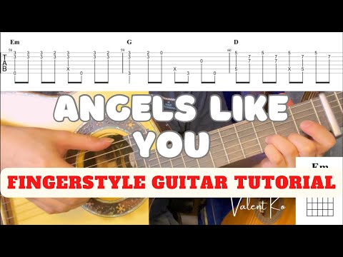 Angels Like You (Miley Cyrus) - Fingerstyle Guitar Tutorial + Tabs + Chords