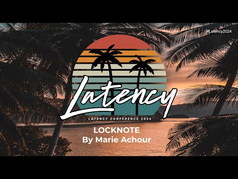 Latency 2024 - Locknote Speaker Marie Achour discusses the Product space at Moodle