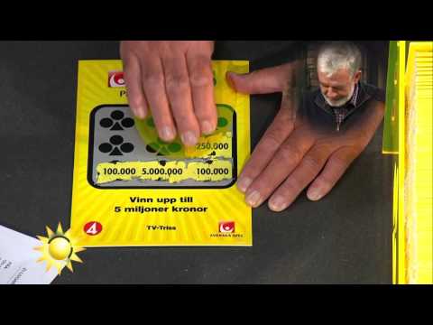 Jonny från Nävekvarn skrapar triss - Nyhetsmorgon (TV4)