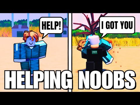 I Helped NOOBS get a WIN in INK GAME.. (Roblox)