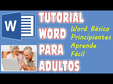 Basic Word Tutorial for Adults: Word Course for Beginners, Part 1