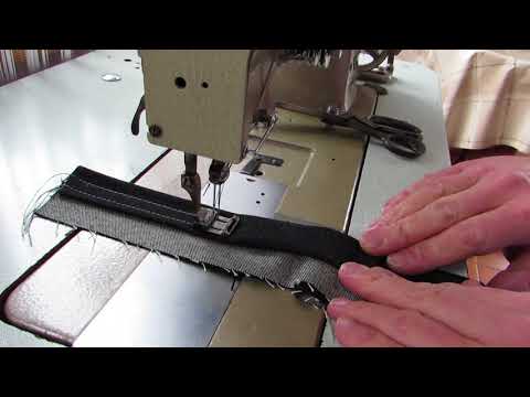 Pfaff 142, 2 Nadel Industrienähmaschine mit 2 Fachtransport