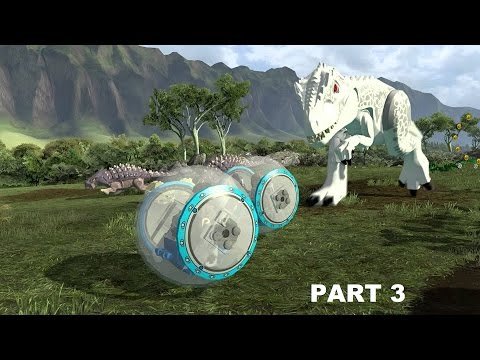 LEGO Jurassic World Walkthrough Part 3 - Gyrosphere Valley (Jurassic World Storyline)
