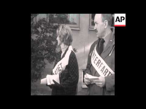 SYND 15 9 68 SWEDEN'S PREMIER AND OPPOSITION LEADER VOTING