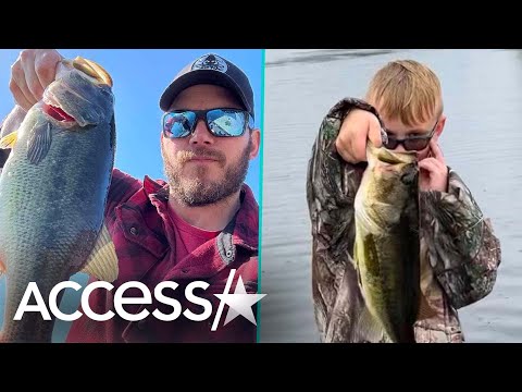 Chris Pratt & Son Jack Go On Fishing Trip Together