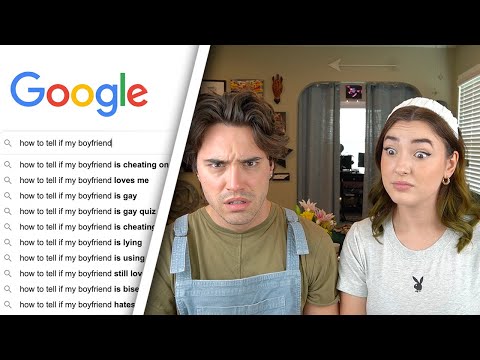 Taking A Quiz To See If My Boyfriend Is Gay (Reacting To Most Googled Questions About Love)