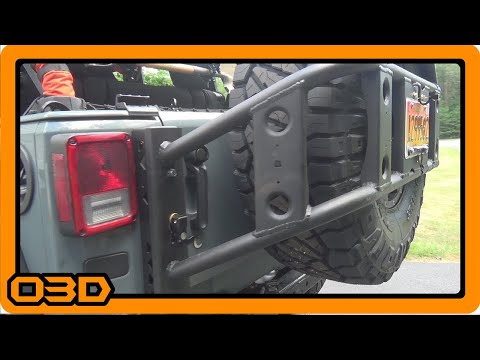 PART THREE (Final) Poison Spyder Body Mount Tire Carrier Installation and Alignment Tips