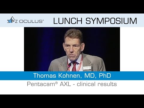 Thomas Kohnen, MD: Pentacam® AXL – clinical results