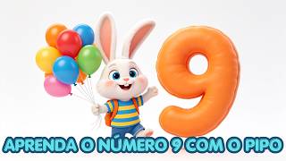 "A FESTA DOS BALÕES DO NÚMERO 9! 🎈🥳 Desafio de Contagem com o Pipo"