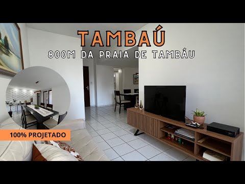 [VENDIDO] APARTAMENTO COM 3 QUARTOS, 100% PROJETADO, 83M2 E 2 VAGAS EM TAMBAÚ - JOÃO PESSOA/PB