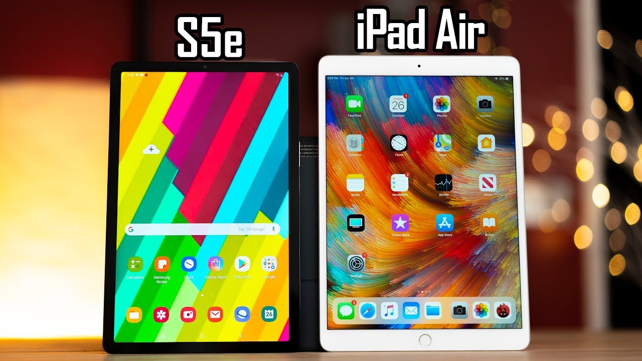 Galaxy S5e vs iPad Air - Best Tablet in 2019!?