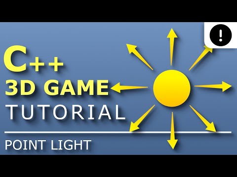 C++ 3D Game Tutorial 23: Creating 3D Engine - Point Light