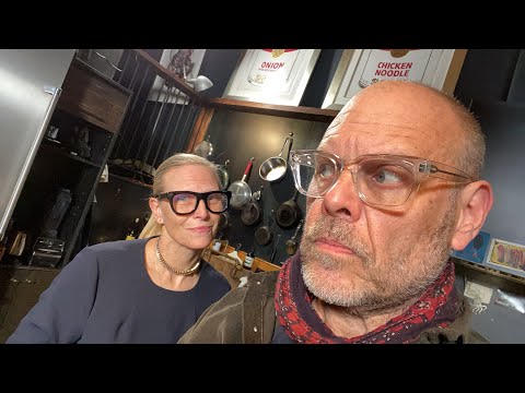 Alton Brown Gets Absolutely Plastered With His Wife, Attempts To Cook On YouTube Live