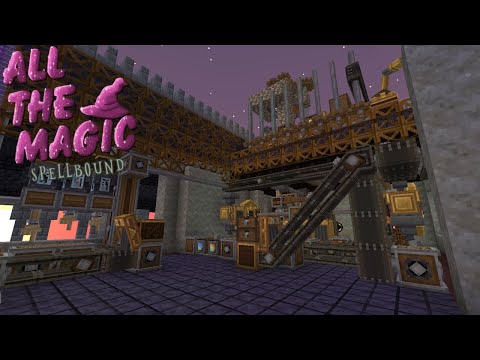 To Asgaard - Create Weathered Limestone and Dust Smelting: ATM Spellbound Minecraft 1.16.5 LP EP #13