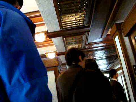walking through the robie house 3: living room + dining room
