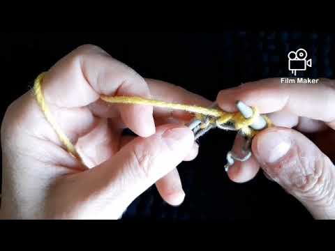 NABIERANIE OCZEK SPOSOBEM WŁOSKIM NA ŚCIĄGACZ 2X2