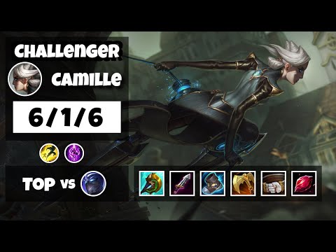 Camille 11.11 S11 Gameplay Challenger Top (6/1/6) - NA