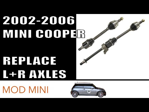 How to replace MINI Cooper Left and Right CV Axles 2002-2006