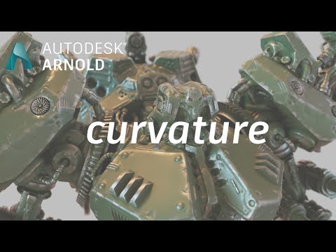 Arnold tutorial - Using the curvature shader in MtoA