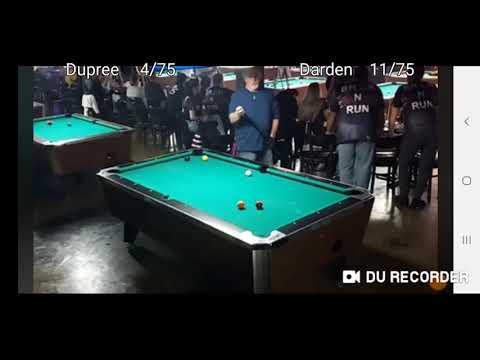 N.E. Dallas APA 9 Ball 2019 FALL Tricups Finals match Tim Dupree (SL9) vs Steve Darden (SL9) SCOOTER