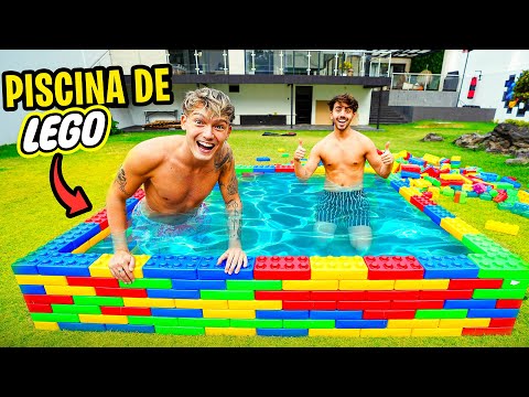 CONSTRUIMOS UNA PISCINA DE LEGOS EN CASA!