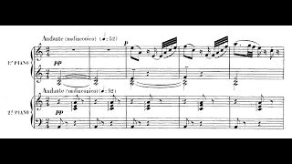 Download lagu Saint-Saëns-Debussy - Introduction and rondo capriccioso for two pianos (audio   sheet music) mp3