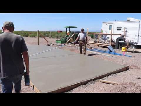 Mini Shop Part 1: Concrete Pour
