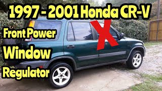 How to Replace Window Regulator 97 - 01 Honda CRV | RD1 | RD2