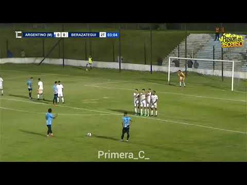 Argentino De Merlo 1-0 Berazategui / Gol / Primera C