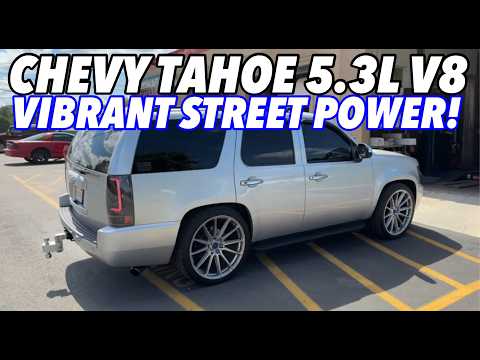 2013 Chevy Tahoe 5.3L V8 Exhaust Sound w/ Vibrant Street Power Muffler!
