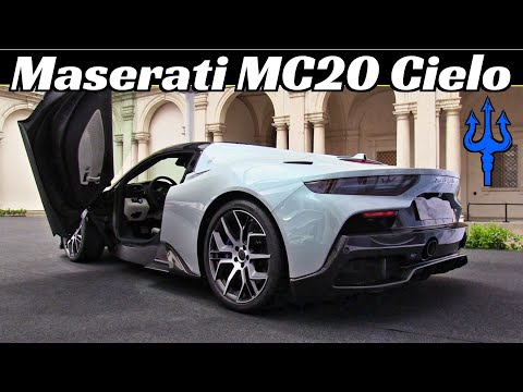 Maserati MC20 Cielo Walkaround, Details & Exploded at Motor Valley Fest + Actions at Goodwood FOS