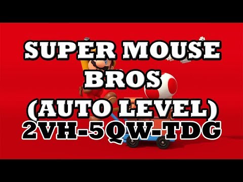 SUPER MARIO MAKER 2 | Super Mouse Bros (Auto Level) | 2VH-5QW-TDG |