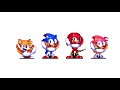 Classic Sonic And Tails Ft Knuckles And NOW Amy Dancing Meme
