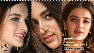 Nidhhi Agerwal Beautiful Face Close up vertical wi