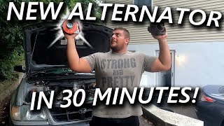 Subaru Forester Alternator Replacement DIY