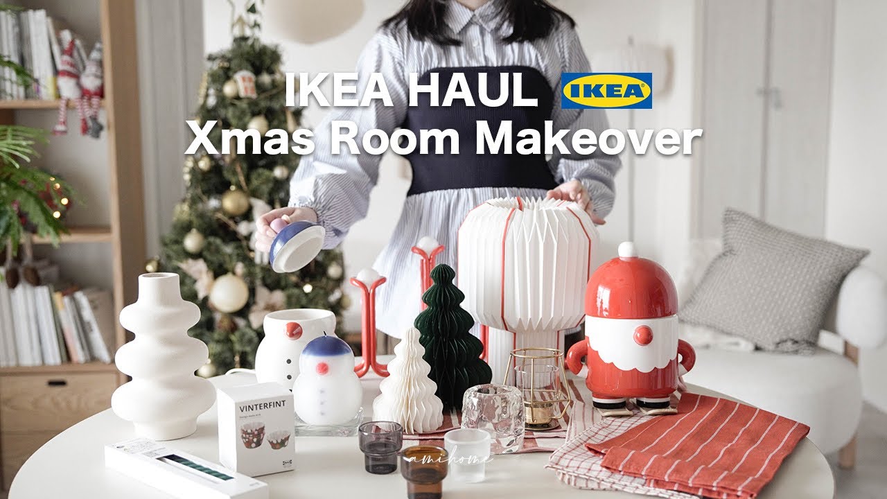 冬の模様替え⛄️｜IKEA, 北欧インテリアなどでクリスマスの飾り付けをする🎄一緒に冬を迎える準備をしましょう｜IKEA購入品,  Room makeover｜Living in Japan VLOG