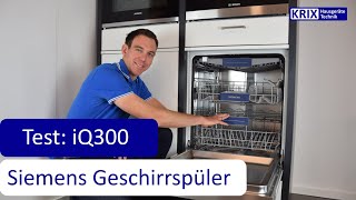 Test: Siemens Geschirrspüler iQ300