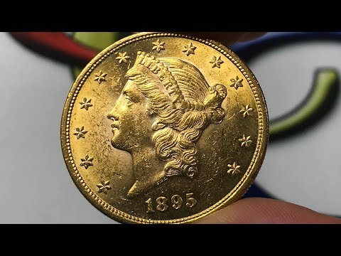1895 U.S. 20 Dollar Gold Coin • Values, Information, Mintage, History, and More