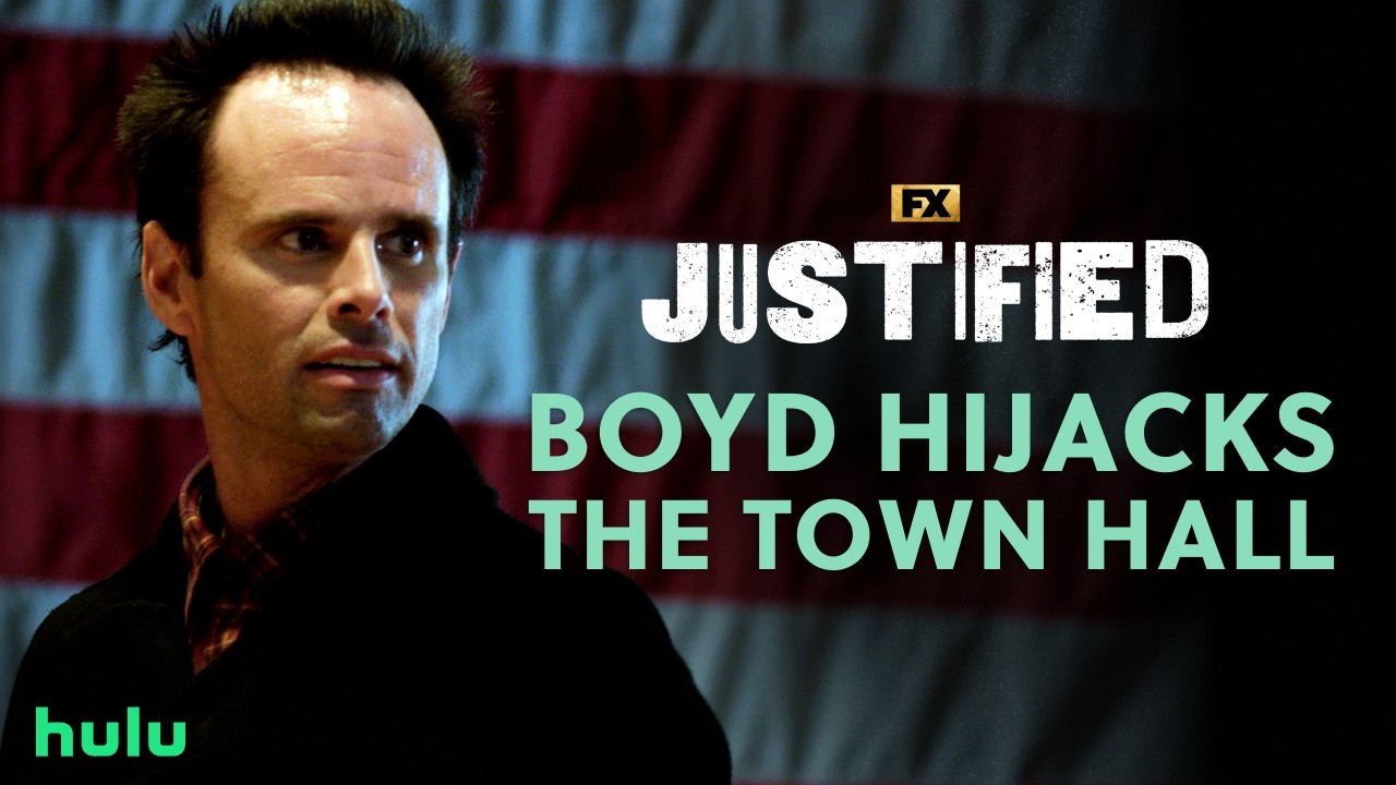 Boyd Crowder Takes Over the Town Hall - Scene | Justified | FX