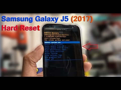 Samsung galaxy J5 (2017) Hard Reset