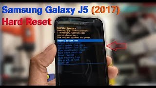 Samsung galaxy J5 (2017) Hard Reset